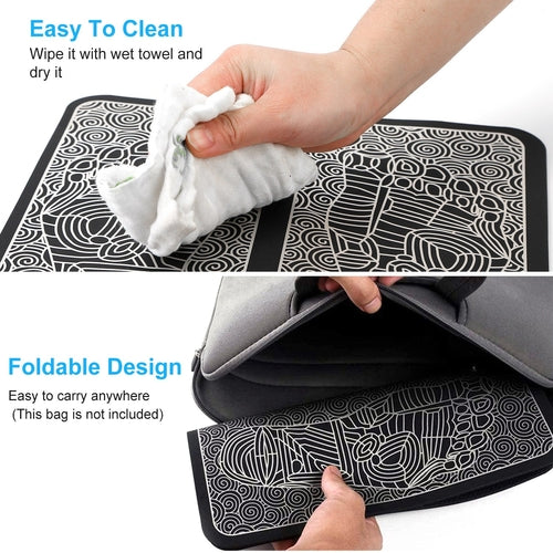1Pc Foot Massage Pad Electric Stimulator Massager Unit Leg Reshaping