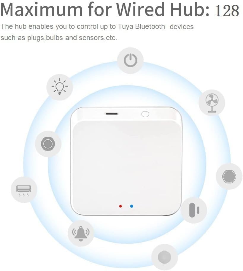 UanTii Smart Fingerbot Tuya Bluetooth Switch Button Pusher Bluetooth Smart Switch يعمل مع تطبيق Tuya Smart Life (أبيض)