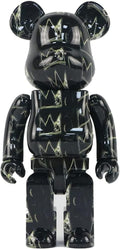Bearbricks Violent Bear Building Blocks Bear Basquiat 8Th Generation Gold Crown Figurine 400% Model Handmade Toy Gift Fashion Ornament Collectible Sculpture Statue 28CM (11In) A