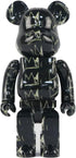 Bearbricks Violent Bear Building Blocks Bear Basquiat 8Th Generation Gold Crown Figurine 400% Model Handmade Toy Gift Fashion Ornament Collectible Sculpture Statue 28CM (11In) A