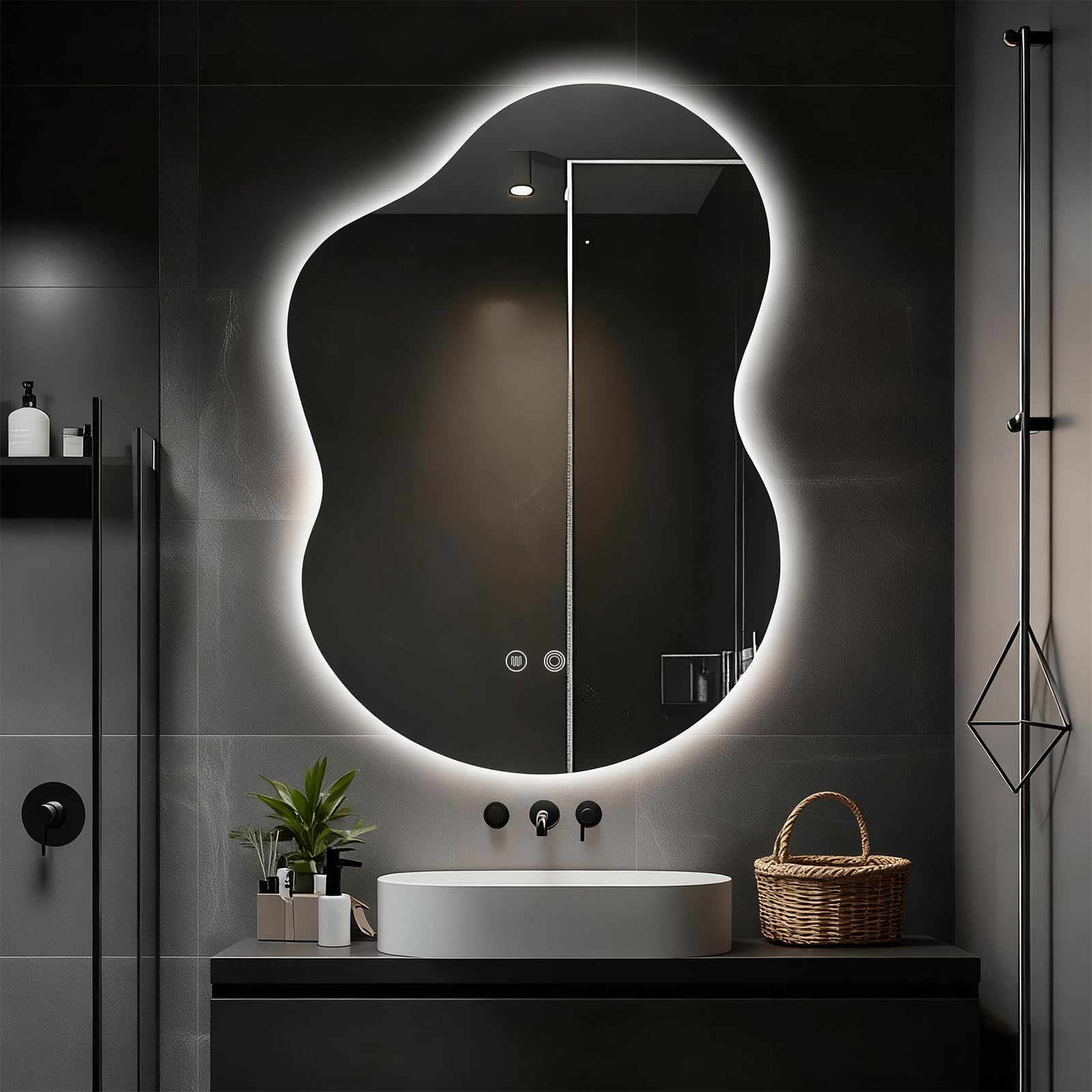 35"L x 25"WCloud-shape