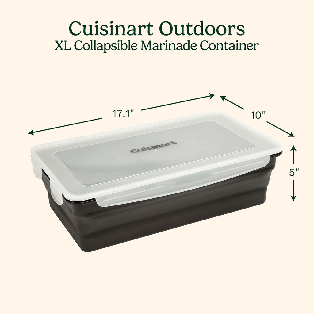 صينية إزالة الجليد للشواء Cuisinart CDT-010، أسود