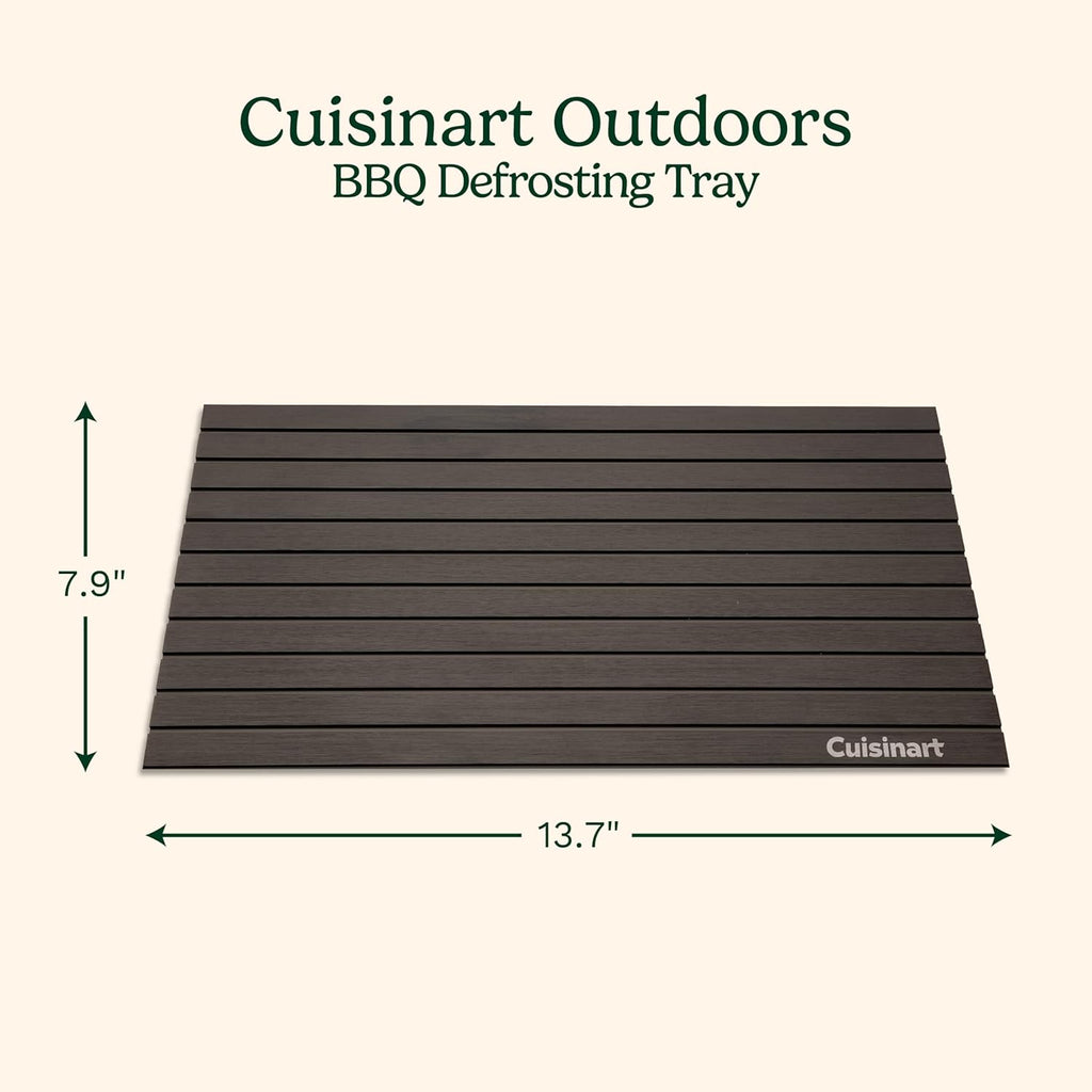 صينية إزالة الجليد للشواء Cuisinart CDT-010، أسود