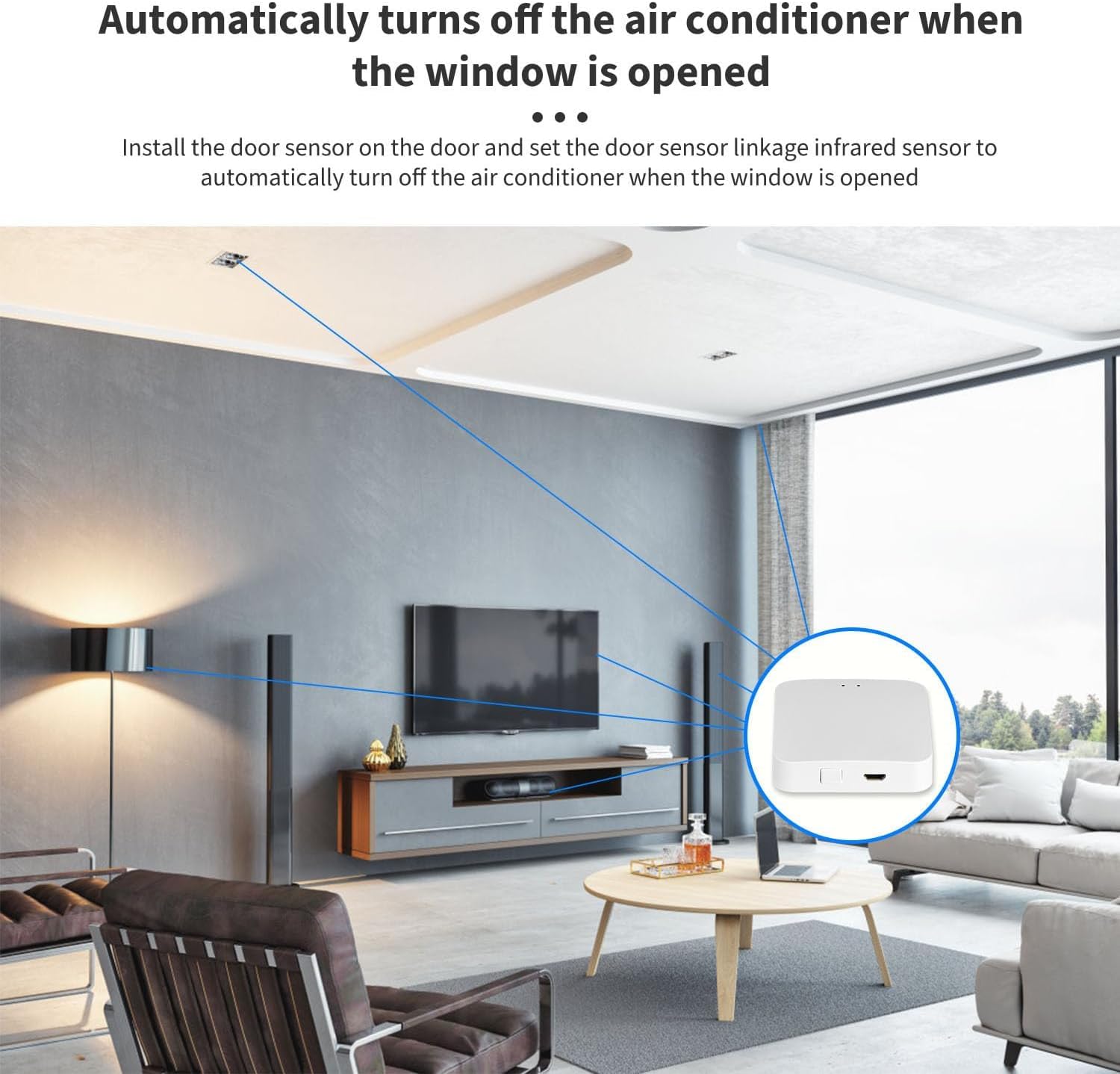 UanTii Smart Fingerbot Tuya Bluetooth Switch Button Pusher Bluetooth Smart Switch يعمل مع تطبيق Tuya Smart Life (أبيض)