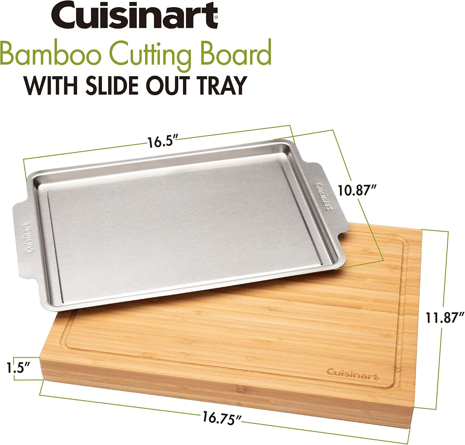 صينية إزالة الجليد للشواء Cuisinart CDT-010، أسود