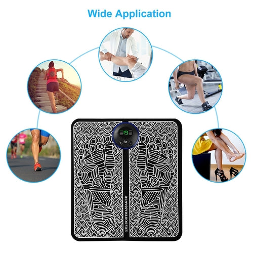 1Pc Foot Massage Pad Electric Stimulator Massager Unit Leg Reshaping