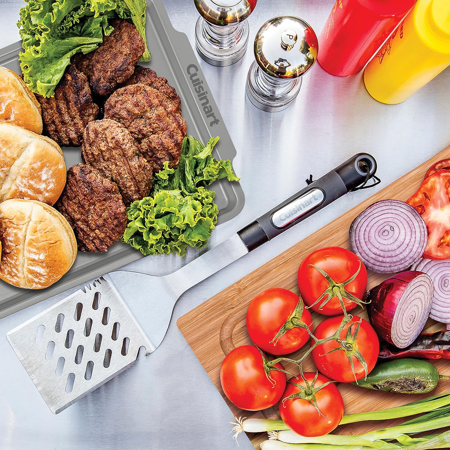 صينية إزالة الجليد للشواء Cuisinart CDT-010، أسود