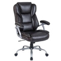Ergonomic Executive Office Chair With Contoured Backrest, Adjustable