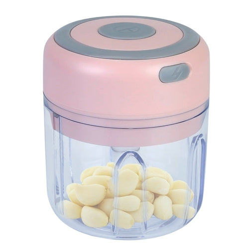Mini Electric Garlic Chopper 8.45OZ Cordless Garlic Mincer Food