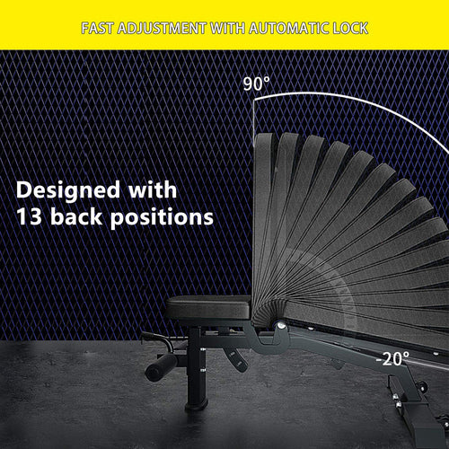 Adjustable Strength Training Bench Press Home Full Body Workout