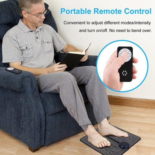 1Pc Foot Massage Pad Electric Stimulator Massager Unit Leg Reshaping